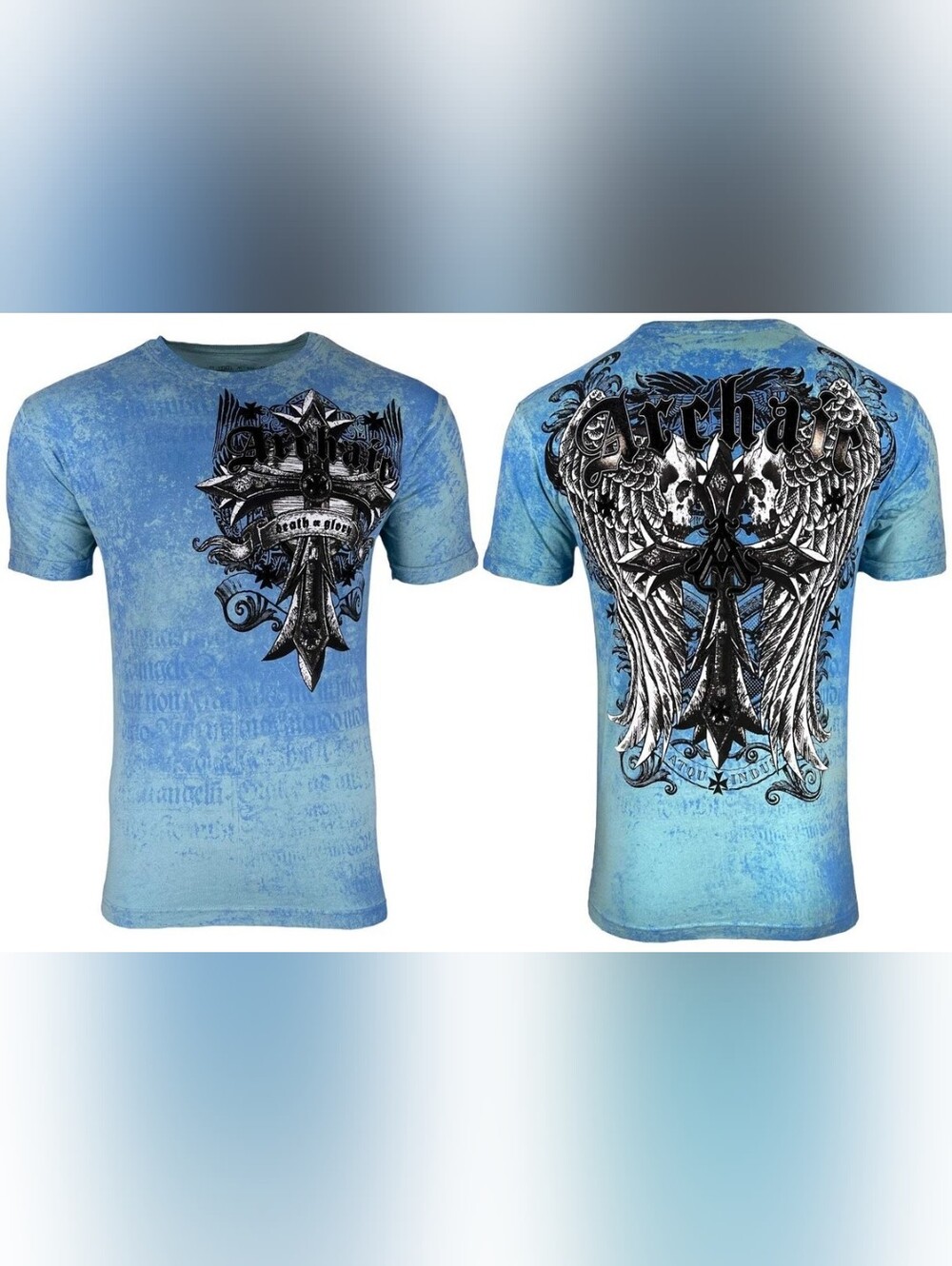 NWOT | Archaic by Affliction Lustrous Cross Graphic T-Shirt | 5XL